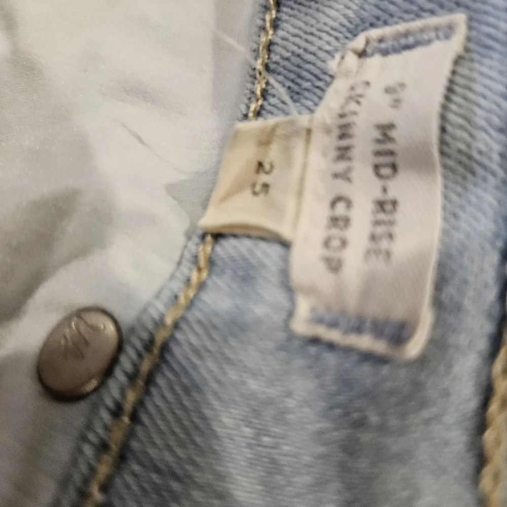Madewell Petite 9" Mid-Rise Skinny Jeans Size 25 - Picture 6 of 9